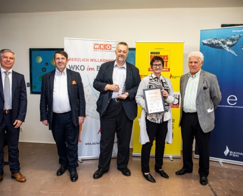 Business Award Verleihung von Urkunde