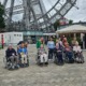 PLI Ausflug Prater, Bewohner*innen BegleiterInnen vor dem Riesenrad