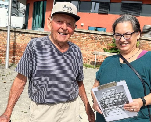 Pflege Meidling Bewohner*innen bei der Rätselrallye