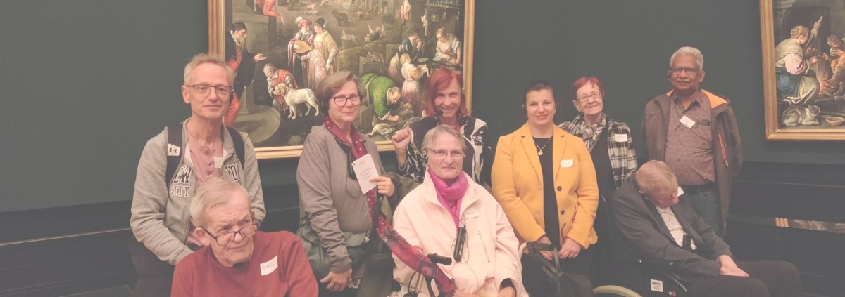 Pflege Innerfavoriten Bewohner und Begleiter im Kunsthistorischen Museum