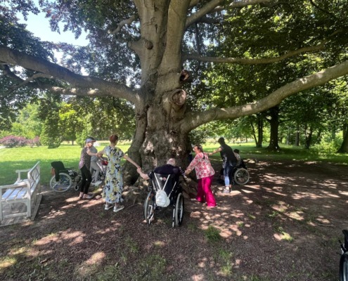 Pflege Innerfavoriten Gruppe im Schlosspark