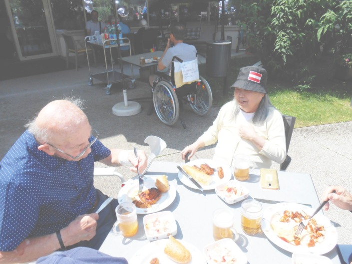 Pflege Rudolfsheim-Fünfhaus, Grillfest