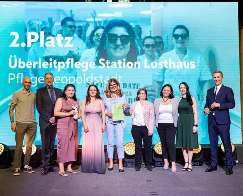 2. Platz Team Überleitpflege Station Lusthaus, Pflege Leopoldstadt