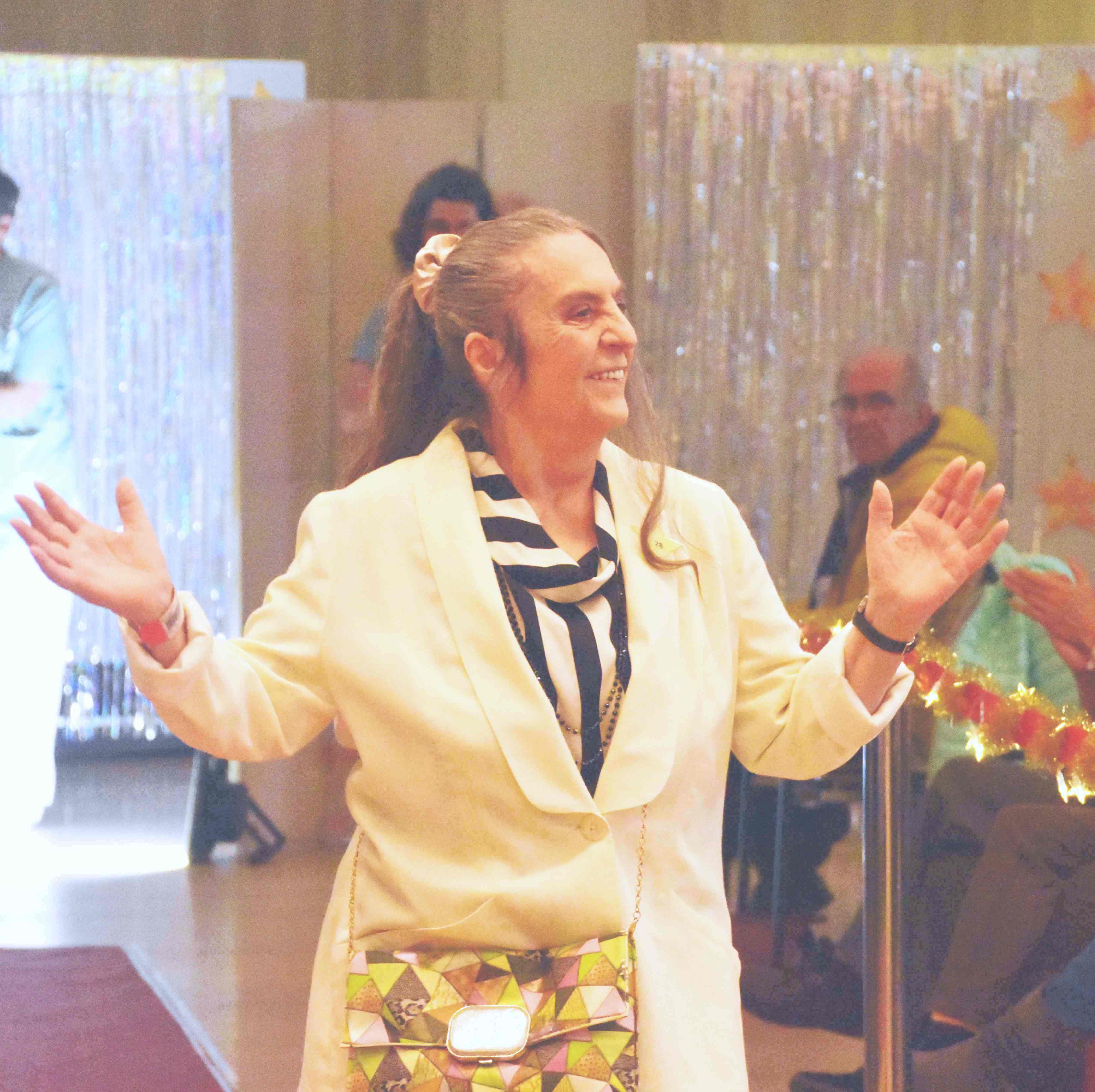 Pflege Donaustadt, Modenschau, Bewohnerin