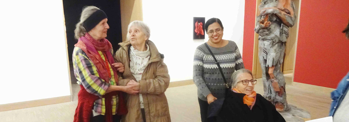 Bewohner*innen der Pflege Innerfavoriten im Künstlerhaus