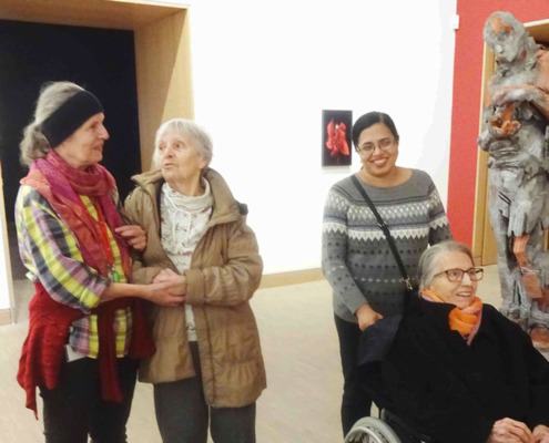 Bewohner*innen der Pflege Innerfavoriten im Künstlerhaus