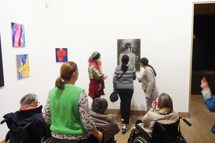 Bewohner*innen der Pflege Innerfavoriten im Künstlerhaus