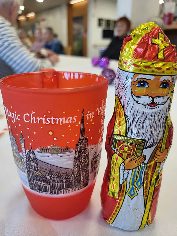 Schoko Nikolo in der Pflege Liesing