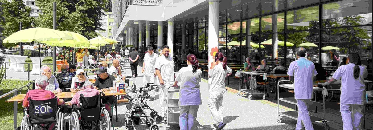 Sommerfest in der Pflege Baumgarten