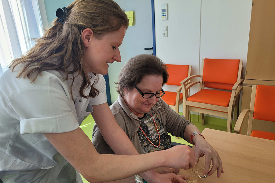Kräuterworkshop in der Klinik Floridsdorf