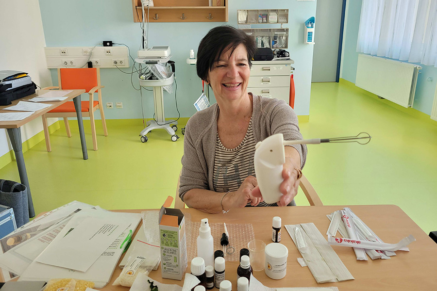 Kräuterworkshop in der Klinik Floridsdorf