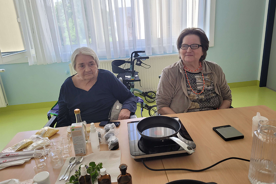 Kräuterworkshop in der Klinik Floridsdorf