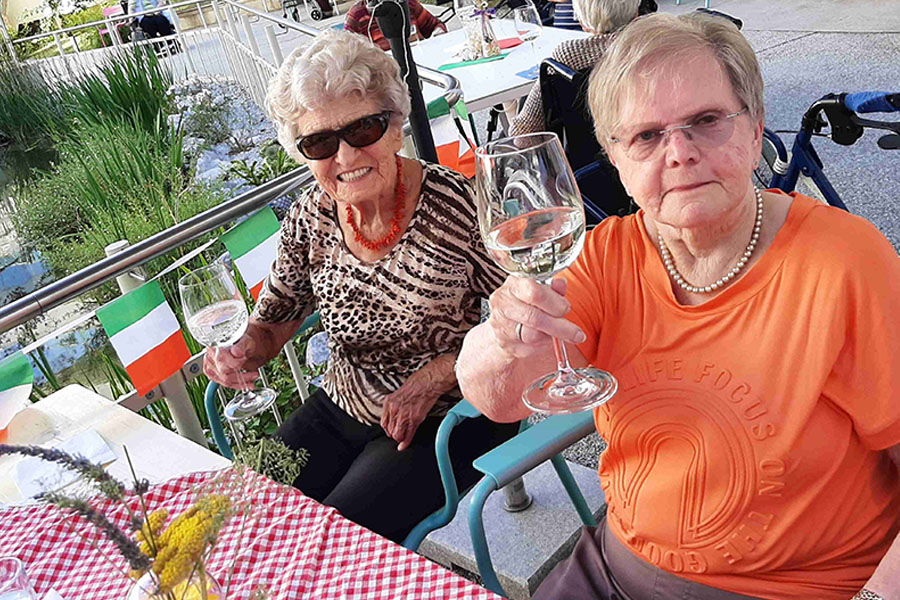 Italienischer Abend im Pflegehaus Rudolfsheim-Fünfhaus